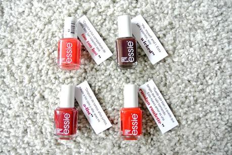 BE MY (LATE) VALENTINE | 4 ROJOS DE ESSIE A EXAMEN. BE MY (LATE) VALENTINE | 4 ROJOS DE ESSIE A EXAMEN.