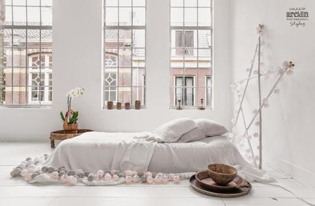 IDEA BONITA Y ORIGINAL de decorar con guirnaldas de bolas con luz! IDEA BONITA Y ORIGINAL de decorar con guirnaldas de bolas con luz!