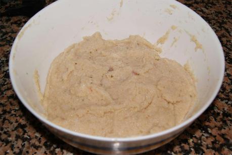 Hamburguesas de bacalao y gambas paso 2 Hamburguesas de bacalao y gambas paso 2