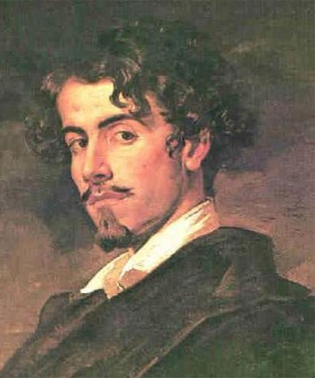 Gustavo Adolfo Bécquer retratado por su hermano Valeriano Bécquer