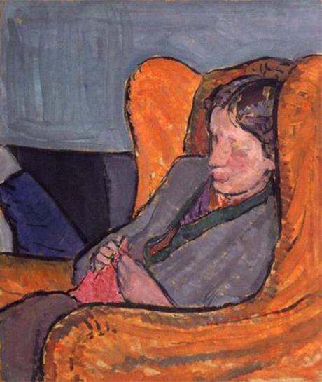 Virginia Woolf en un retrato realizado por su hermana Vanessa Bell