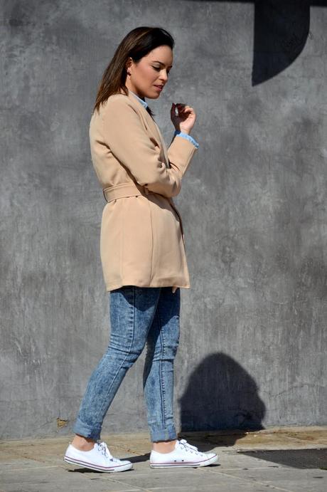 Outfit | Denim + camel Outfit | Denim + camel