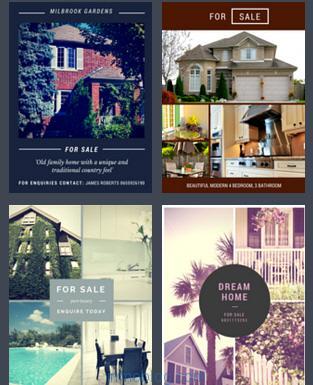 Herramienta para crear folletos diseños inmobiliarios canva