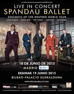 Spandau Ballet actuarán en Madrid, Bilbao y Barcelona