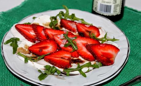 Ensalada de Fresas y Mozzarella