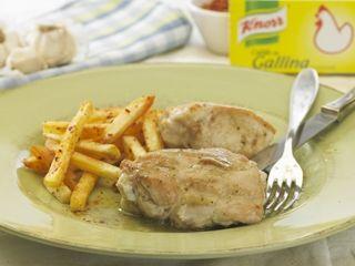 Pollo al ajillo Pollo al ajillo