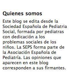 Éste blog %22Quienes somos%22 blog Pedsocial