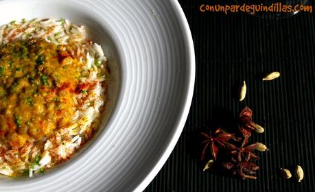 Lentejas al curry con leche de coco (#Asaltablogs)