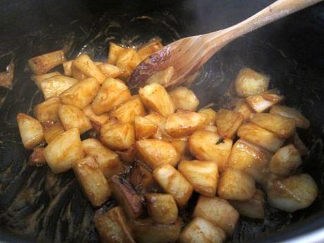 Crema de pera con mostaza dijon y almendras. (#ColorYSabor) crema-de-pera-mostaza-y-almendras-0