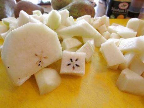 Crema de pera con mostaza dijon y almendras. (#ColorYSabor) crema-de-pera-mostaza-y-almendras-0