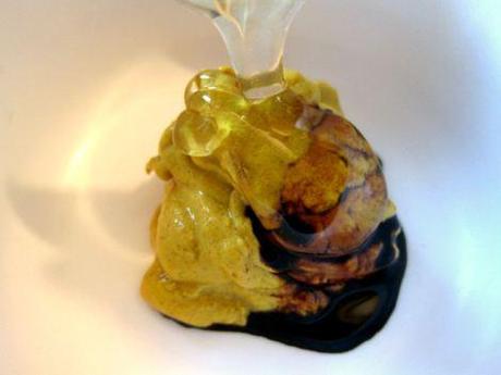 Crema de pera con mostaza dijon y almendras. (#ColorYSabor) crema-de-pera-mostaza-y-almendras-0