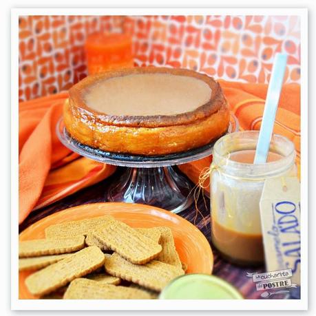 TARTA DE QUESO DE CARAMELO SALADO Y SPECULOOS / SALTED CARAMEL AND SPECULOOS CHEESECAKE TARTA DE QUESO DE CARAMELO SALADO Y SPECULOOS / SALTED CARAMEL AND SPECULOOS CHEESECAKE