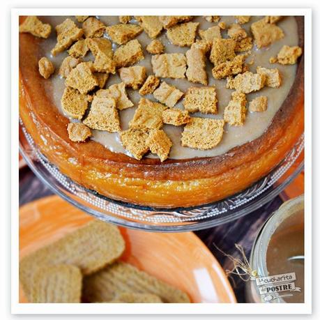 TARTA DE QUESO DE CARAMELO SALADO Y SPECULOOS / SALTED CARAMEL AND SPECULOOS CHEESECAKE TARTA DE QUESO DE CARAMELO SALADO Y SPECULOOS / SALTED CARAMEL AND SPECULOOS CHEESECAKE