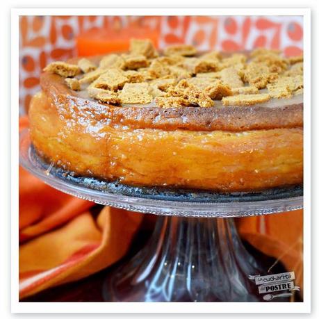TARTA DE QUESO DE CARAMELO SALADO Y SPECULOOS / SALTED CARAMEL AND SPECULOOS CHEESECAKE TARTA DE QUESO DE CARAMELO SALADO Y SPECULOOS / SALTED CARAMEL AND SPECULOOS CHEESECAKE