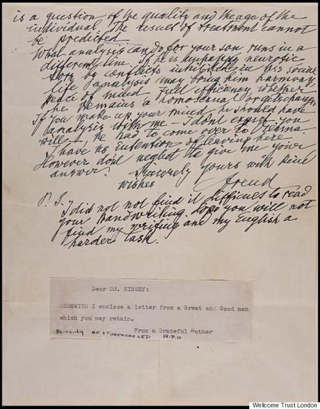 Carta de Freud a una madre sobre la homosexualidad