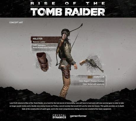 Detallado el equipamiento de Lara en Rise of the Tomb Raider
