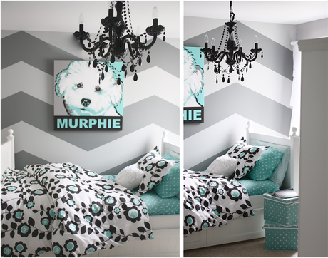 Tutorial para transformar un dormitorio con pintura de dibujo en espiga Tutorial para transformar un dormitorio con pintura de dibujo en espiga