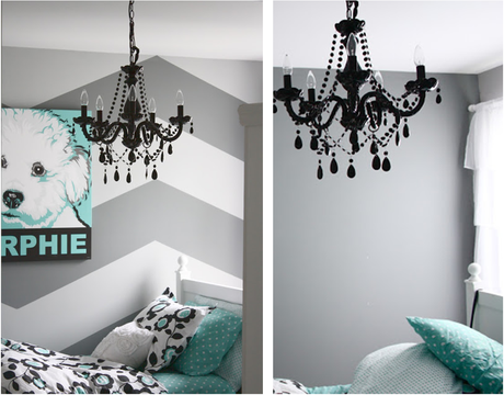 Tutorial para transformar un dormitorio con pintura de dibujo en espiga Tutorial para transformar un dormitorio con pintura de dibujo en espiga