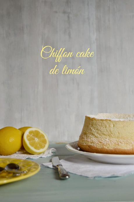 Chiffon cake de limón Chiffon cake de limón