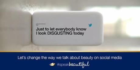 Dove se propone acabar con la visión negativa de la belleza en Twitter #SpeakBeautiful