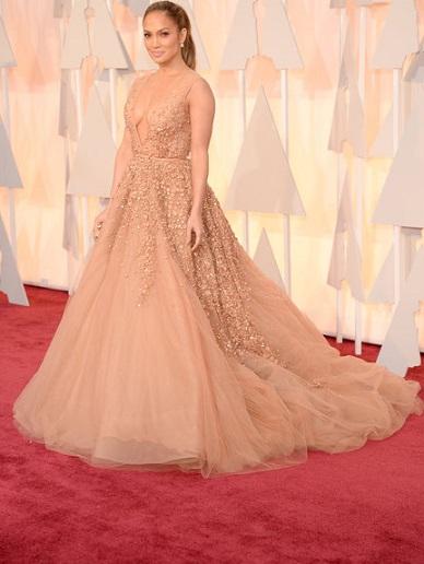 Nuestras Bellezas Latinas en los Premios Oscars 2015 Jennifer Lopez en los premios oscars 2015