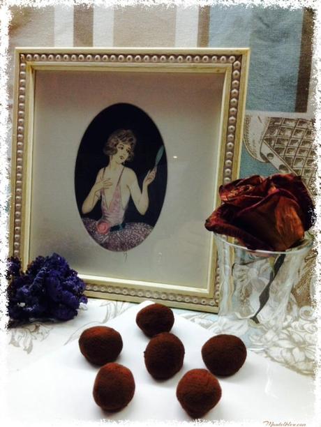 Trufas de calabaza con piñones Trufas de calabaza con piñones