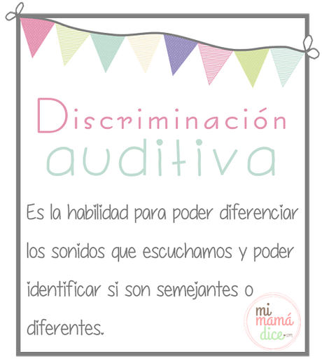 definicion discriminación auditiva mimamadice