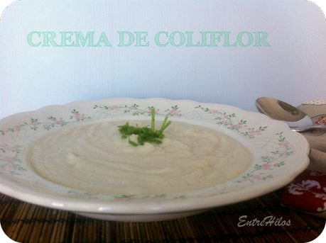 crema de coliflor crema de coliflor
