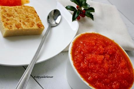 Mermelada de calabaza y zanahoria con quesada pasiega de Casa Ibañez (TM) Mermelada de calabaza y zanahoria con quesada pasiega de Casa Ibañez (TM)