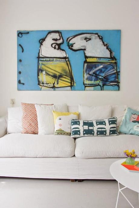 Como decorar con COLOR un SOFÁ BLANCO! Como decorar con COLOR un SOFÁ BLANCO!