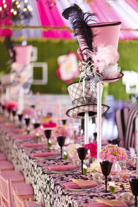 My Wedding Inspiration: sombreros como centros de mesa de banquetes de bodas