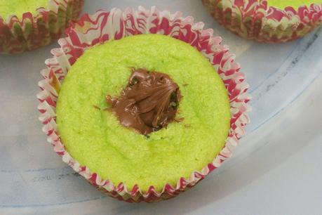 Cupcakes campanilla de pera, nutella y limón Cupcakes campanilla de pera, nutella y limón
