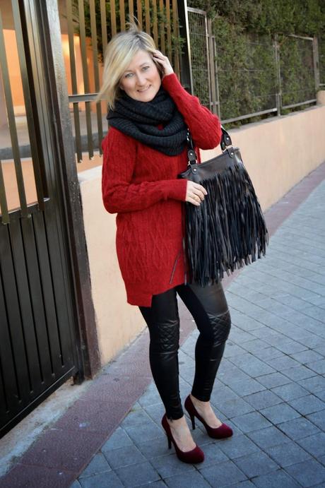 Fringed bag. Fringed bag.