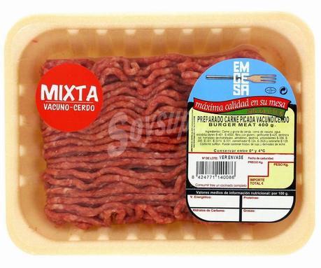 carne picada o preparado de carne picada carne picada o preparado de carne picada