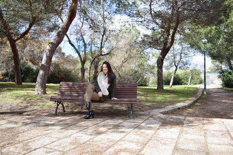 Oversize and green look Oversize and green look