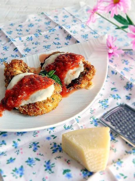 Pechugas de pollo a la parmesana Pechugas de pollo a la parmesana
