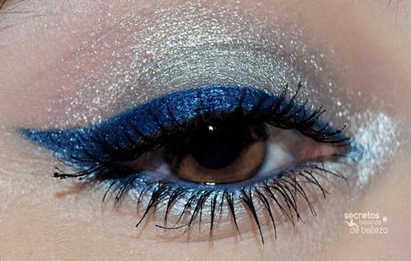 Silver & Blue Makeup ~ Como una Blancanieves moderna.