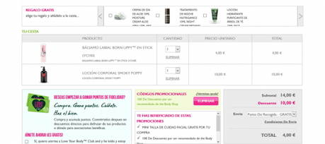 Chollo – compras en The Body Shop poppy2