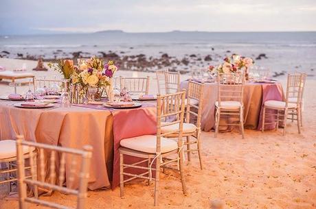 Inspírate en LILA Y MORADO para decorar como esta romántica boda en México