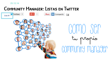 Community Manager: ¡Comparte tus entradas en facebook! Community Manager: ¡Comparte tus entradas en facebook!