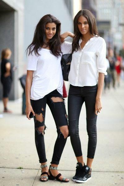 Spring outfits inspiration. Blanck and White. Spring outfits inspiration. Blanck and White.