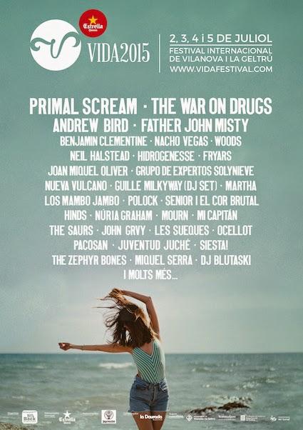 Primal Scream confirmados para el Vida Festival 2015