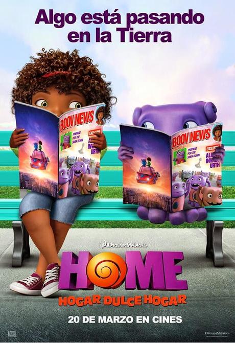 CINCO CARTELES PROMOCIONALES EN ESPAÑOL DE 'HOME: HOGAR DULCE HOGAR (HOME)'