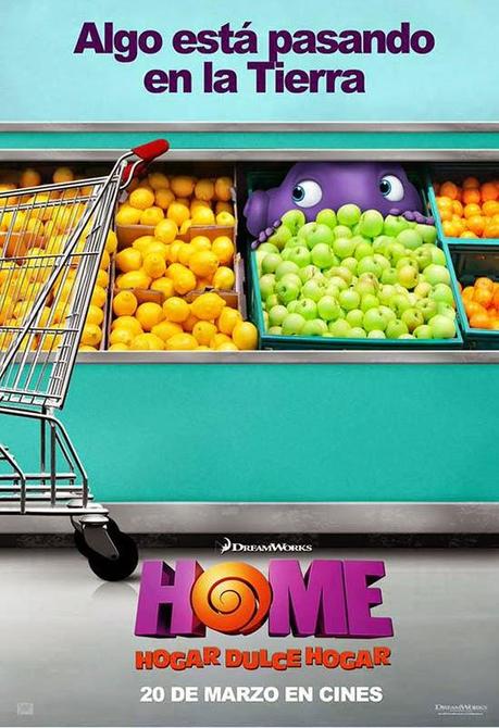 CINCO CARTELES PROMOCIONALES EN ESPAÑOL DE 'HOME: HOGAR DULCE HOGAR (HOME)'