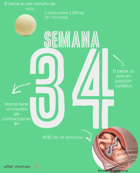 Semana 34 Embarazo | Week 34 Pregnancy