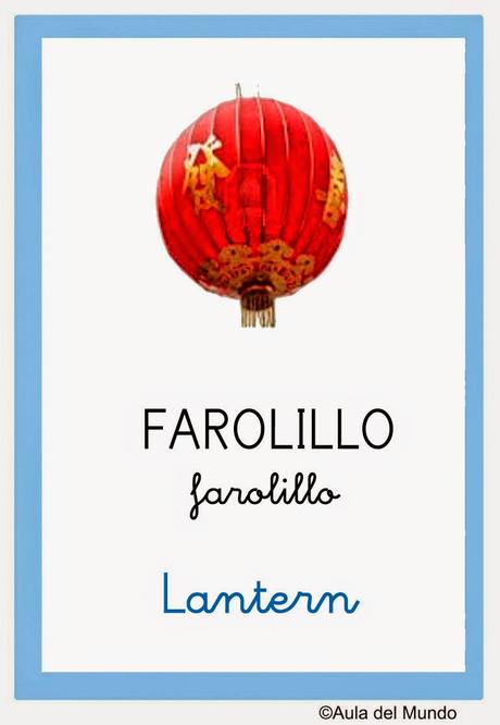 Vocabulario China  español/inglés