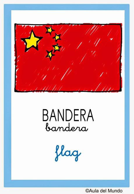 Vocabulario China  español/inglés