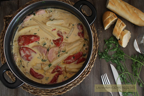 Atún en salsa con espárragos blancos Picture3