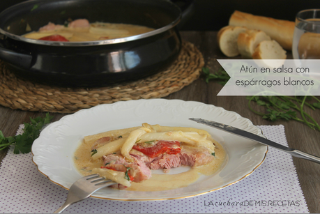 Atún en salsa con espárragos blancos Picture5