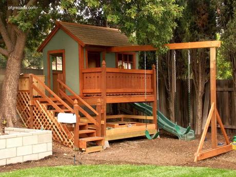 16 modelos de casitas de madera para el jardín. 16 modelos de casitas de madera para el jardín.